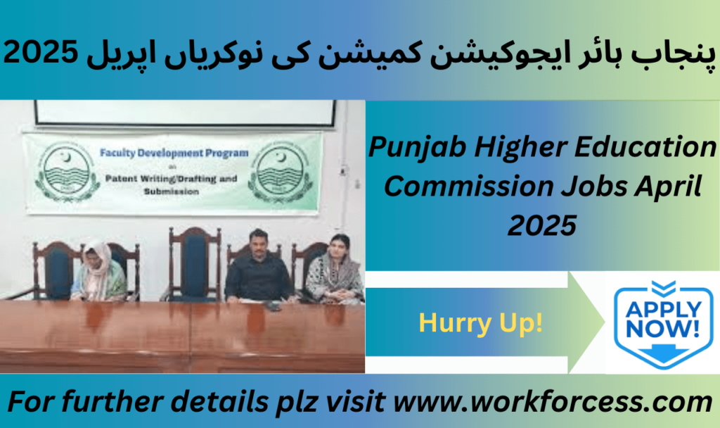 Punjab Higher Education Commission Jobs April 2025