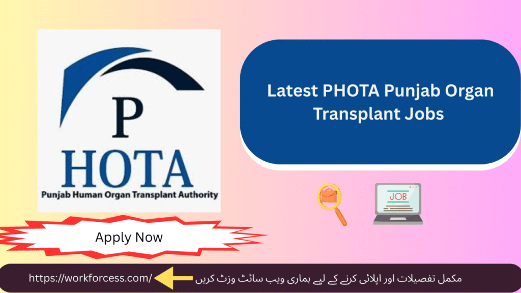 Dynamic PHOTA team hiring for vital roles in Lahore 2025